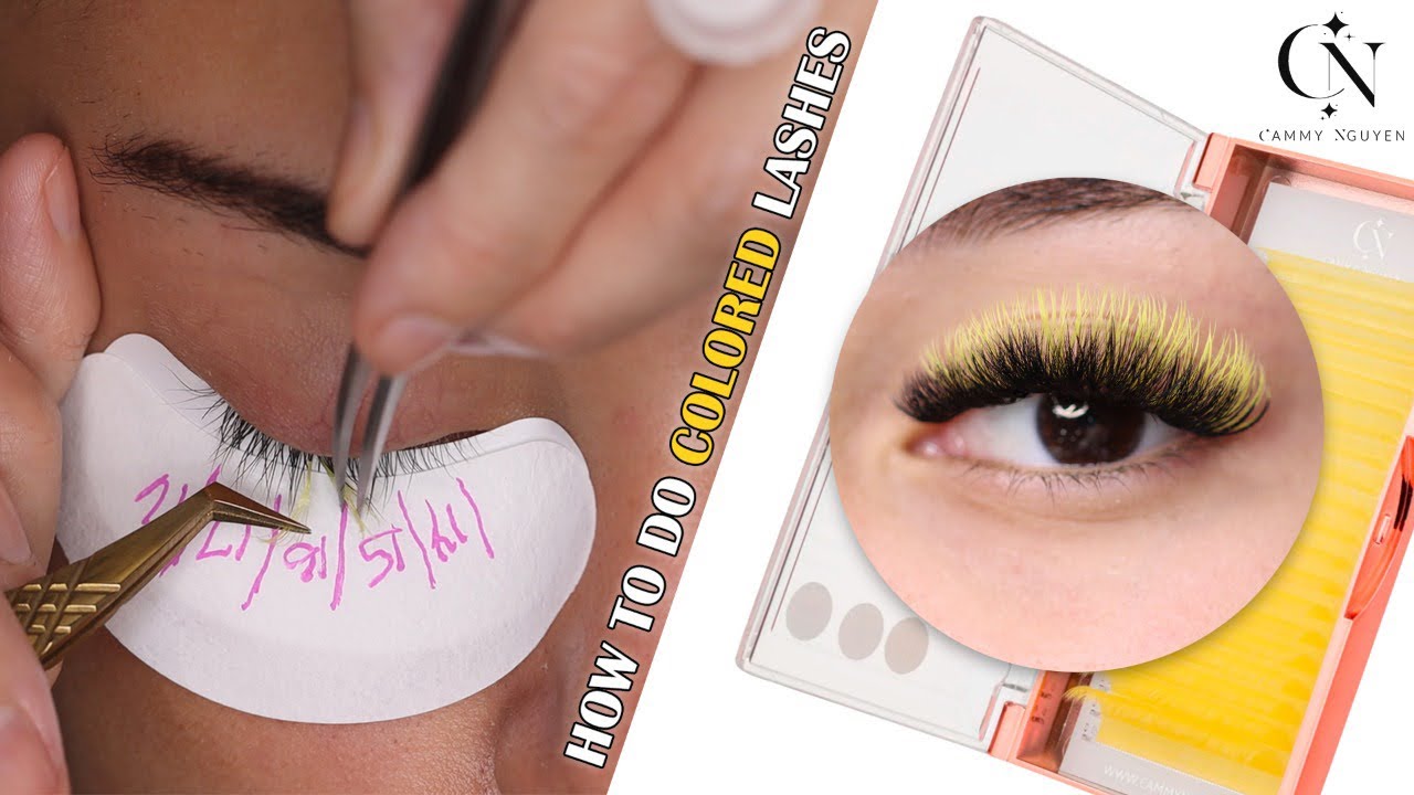 How To Do Colored Lashes