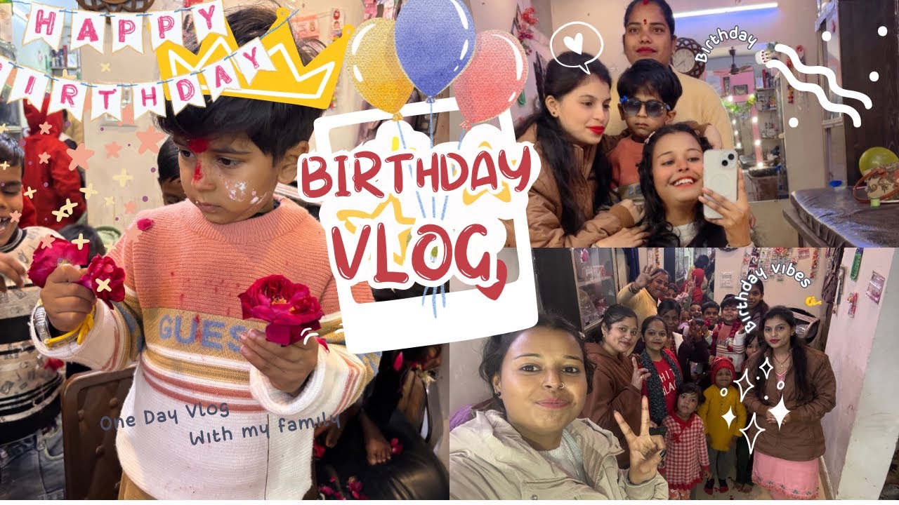 Paras ki birthday party 🥳 🎂 || 