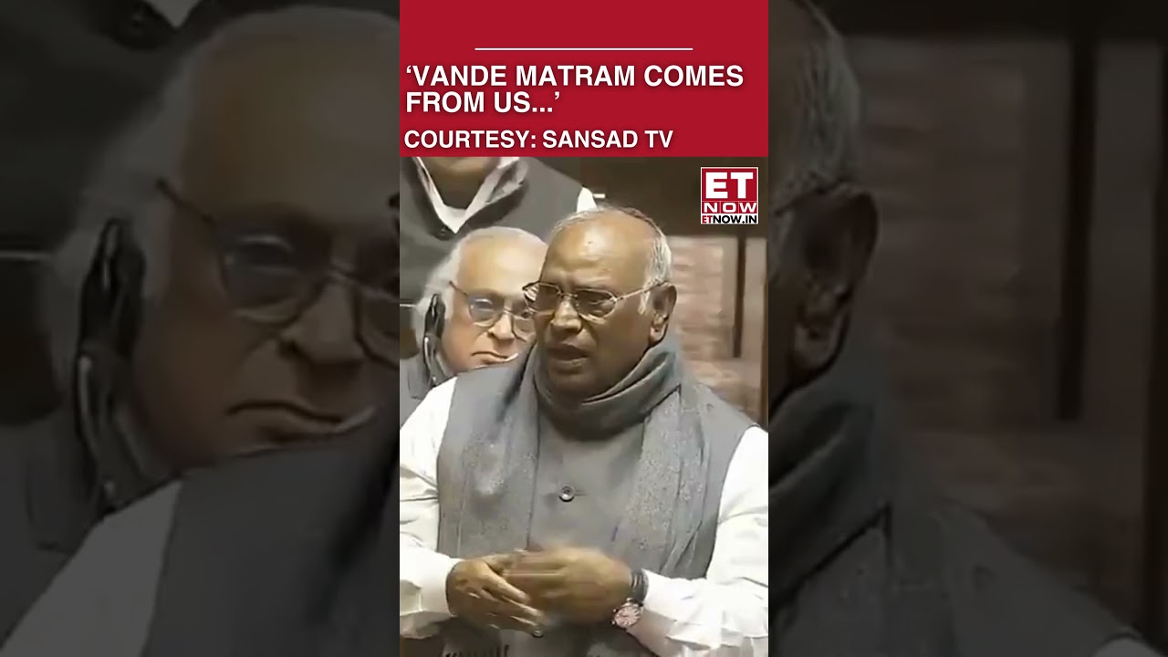 &ldquo;Vande Mantram Humara Hai&hellip;&rdquo; Kharge vs VP Radhakrishnan | Parliament Winter Session 2025 #shorts