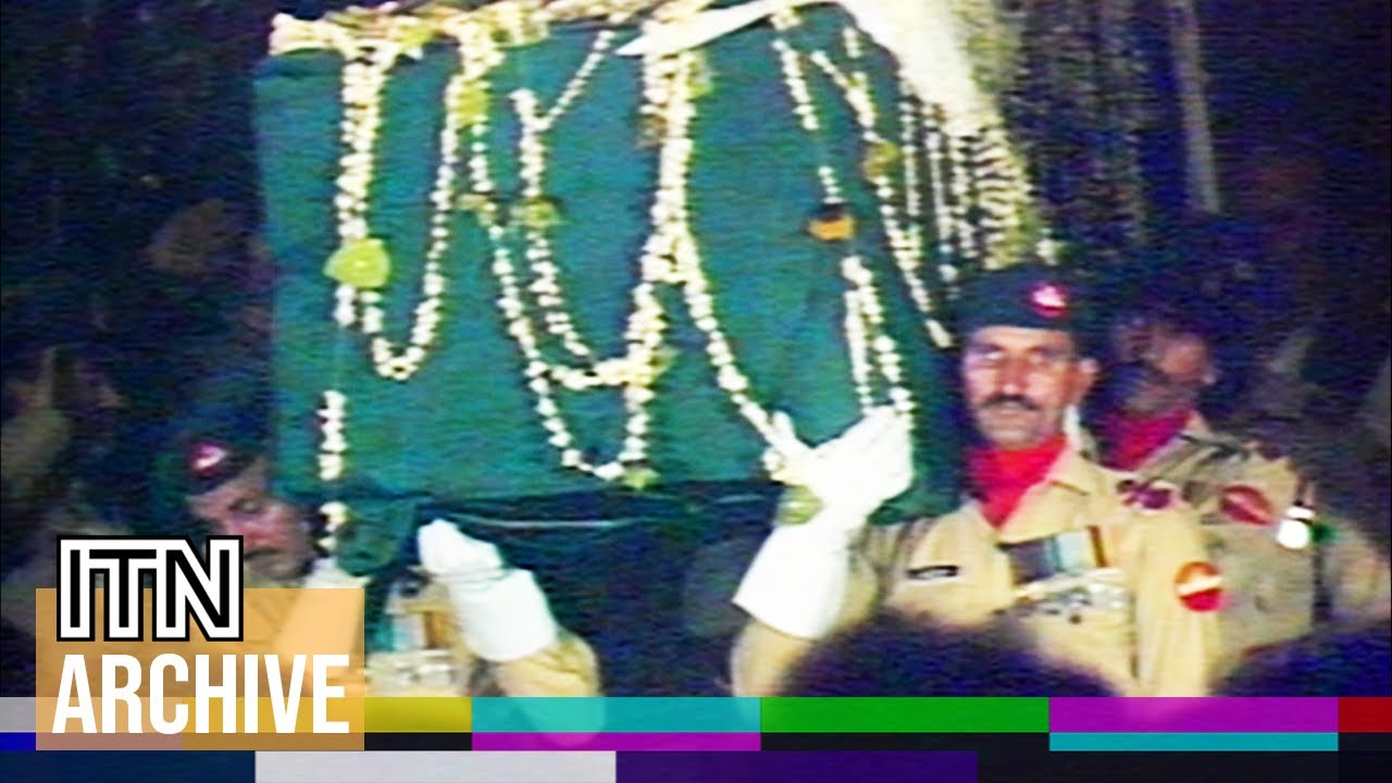 Who Killed General Zia? Raw Footage of Pakistani Strongman's Body Returned Home (1988)