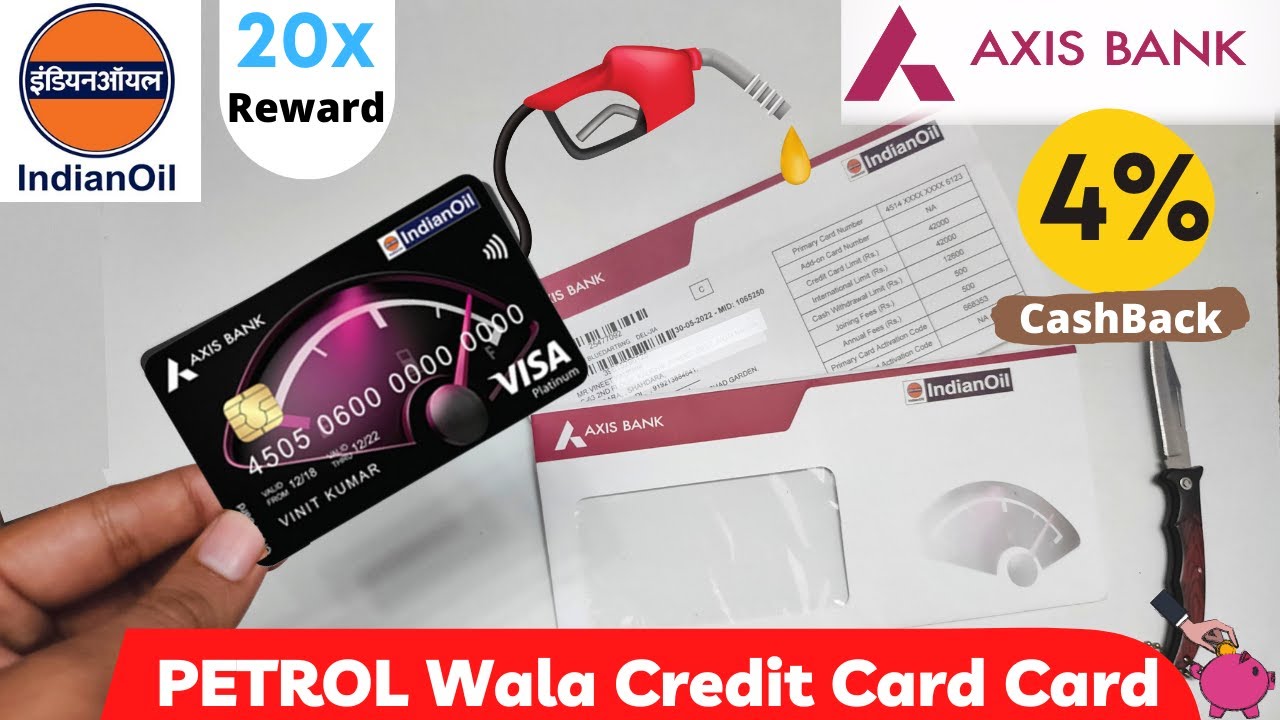 Indian Oil Axis Bank Credit Card Unboxing 🤑 | 4%  Cashback on Petrol | | Unboxing Spot