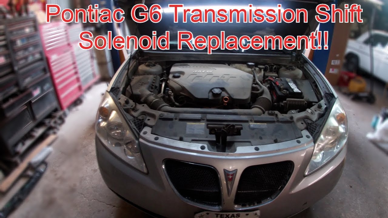 Pontiac G6: Shift Solenoid Replacement 4T65E! P0758 P0753 Fixed!!