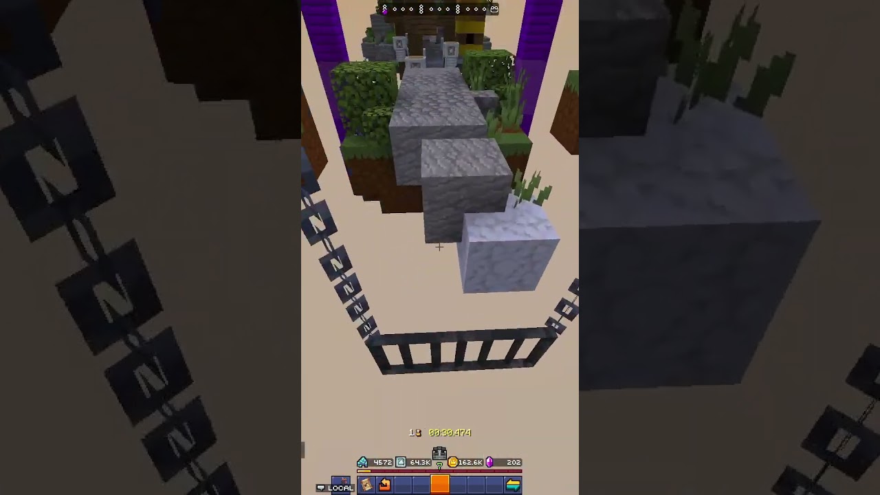 ежедневный паркур в Minecraft 