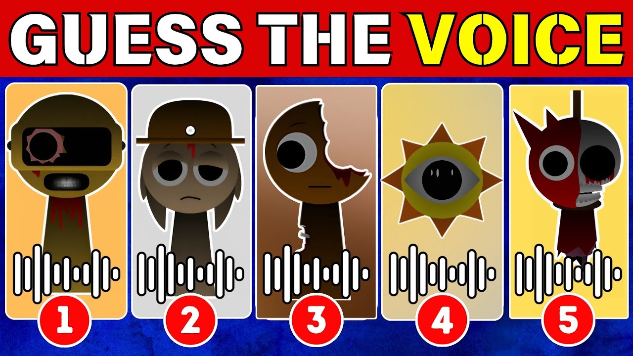 👻 Guess The HORROR Incredibox Sprunki Characters by Their Voice! 🎧 | Garnold, Brud, Mr. Sun