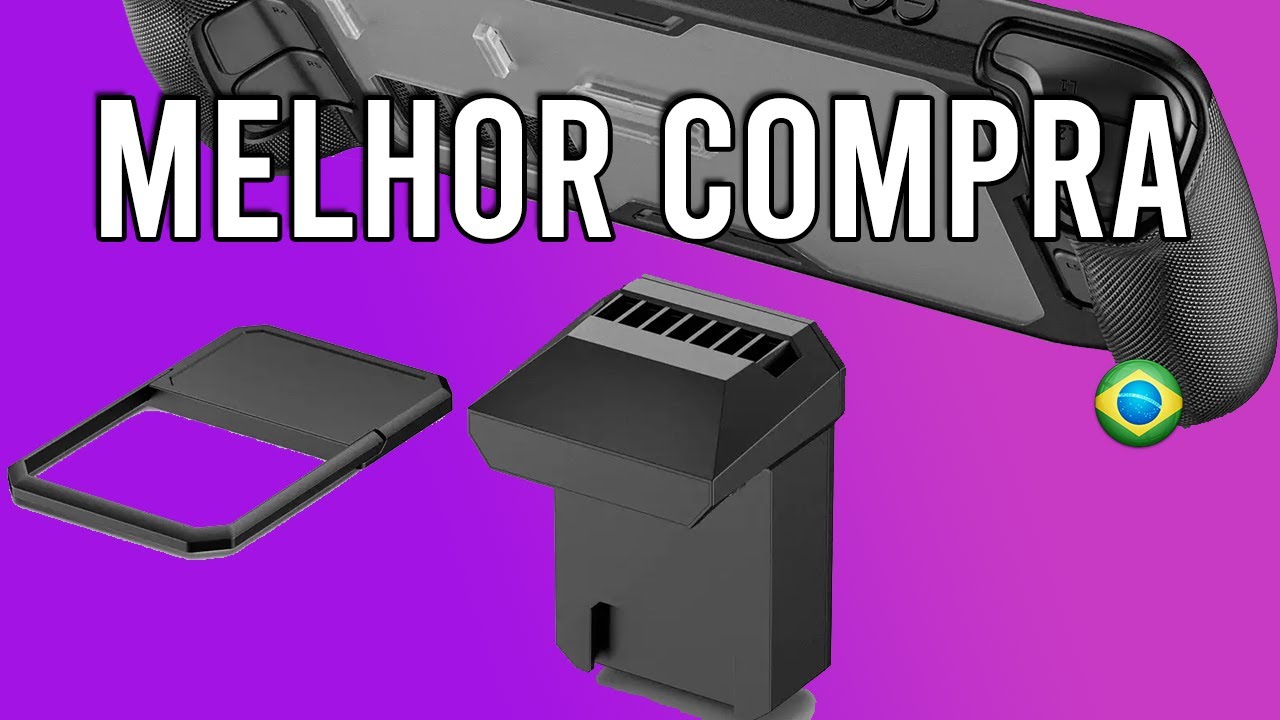 STEAM DECK JSAUX MODCASE PC0104 COM COOLER E TUDO QUE TEM DIREITO