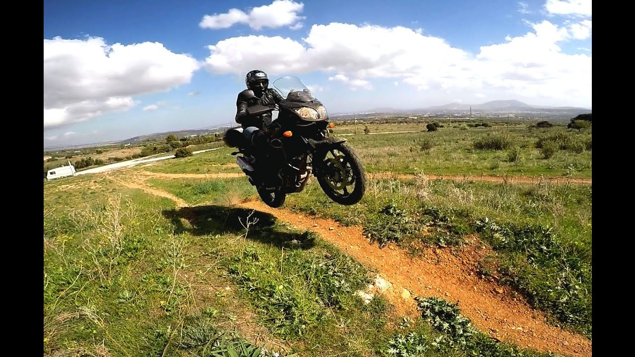 Vstrom 650-Transalp 650 Beautiful Moments in Athens Mountains..!!!!