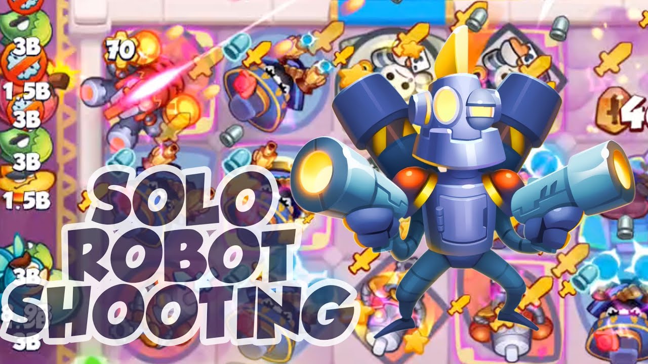 Solo ROBOT Shoot x2 Monsters - eCOOP - RUSH ROYALE