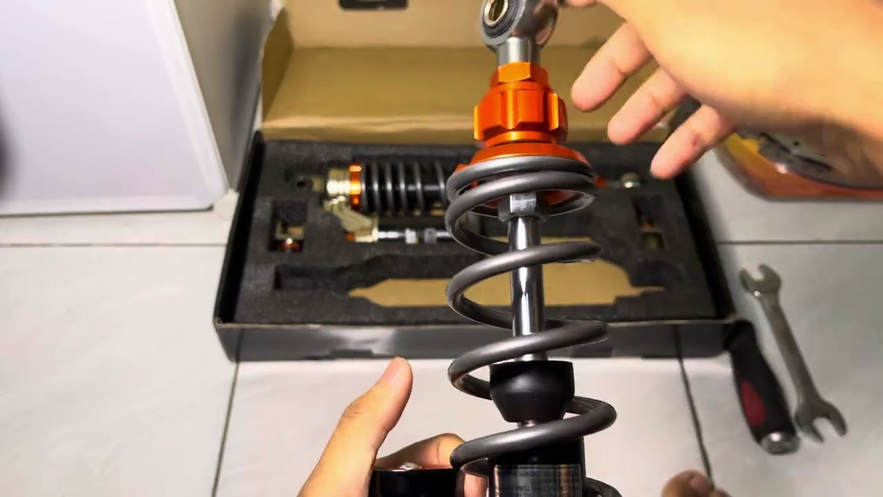 Cara ganti anting Shockbreaker bebek (rx king vega) ke matic (pcx nmax)
