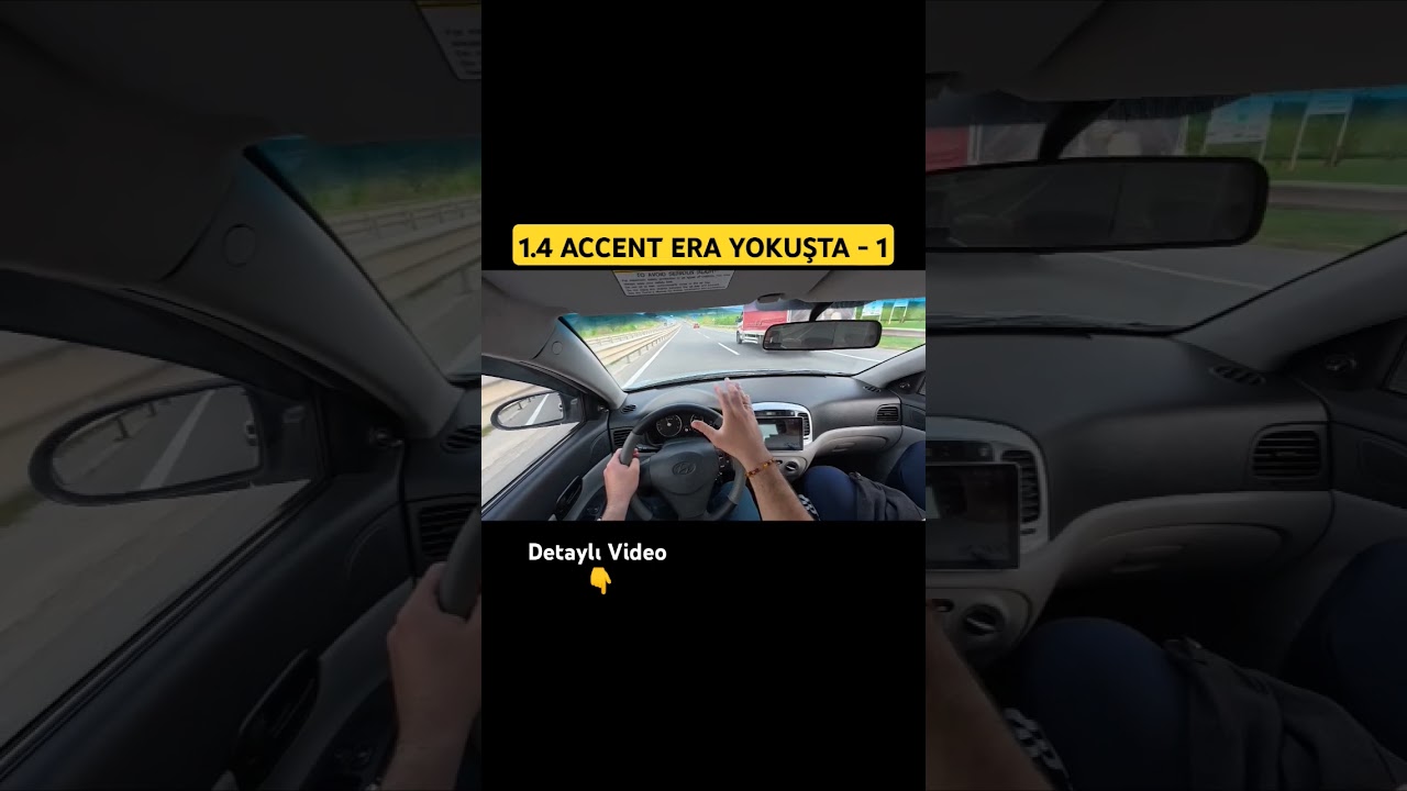 1.4 ACCENT ERA YOKUŞTA - 1 DETAYLI VİDEO KANALDA 👋 #hyundai #accent #era #yokuş #test #performance