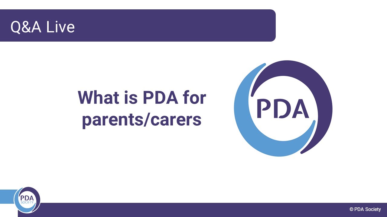 Q&A Live - What is PDA for parents and carers