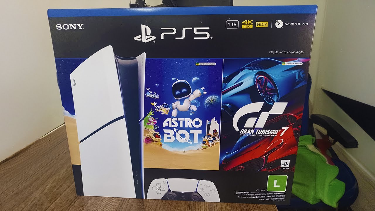 UNBOXING PLAY STATION 5 + Como Configurar PS na televisão 2025