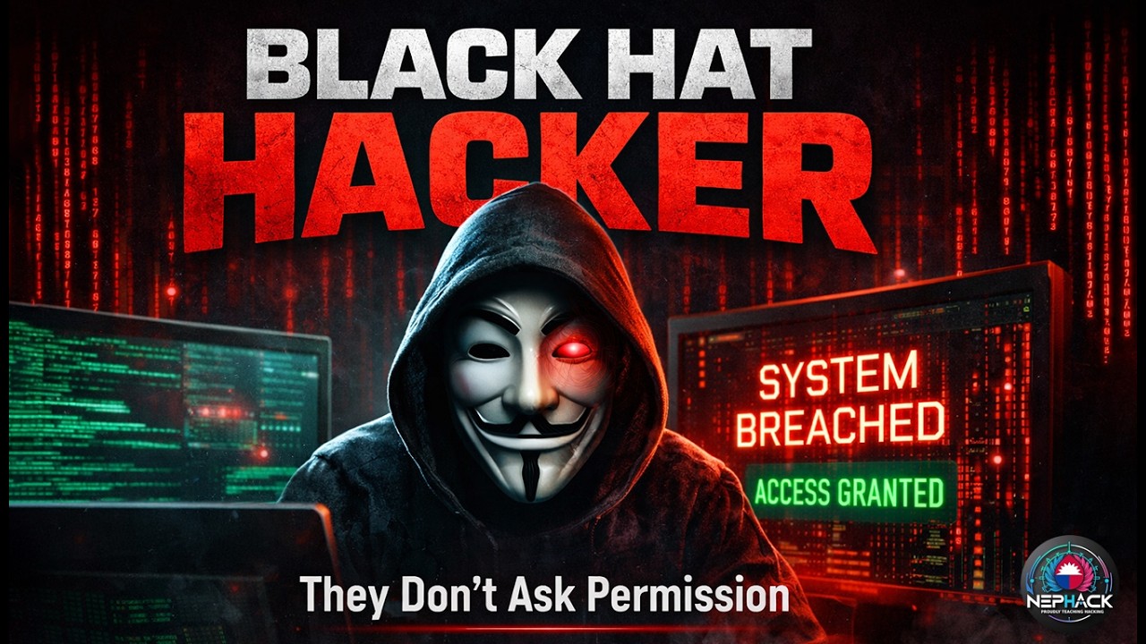 Black Hat Hacker – Dark Side of Cybersecurity | Ethical Hacking Rap by NepHack