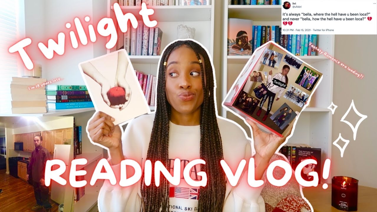 I read TWILIGHT🍎 for the first time EVER! Here’s how it went… | READING VLOG ✨