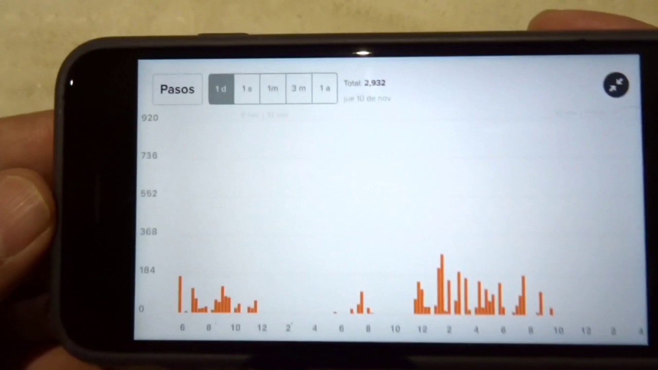 Revisión de la aplicación Fitbit para IOS  en español