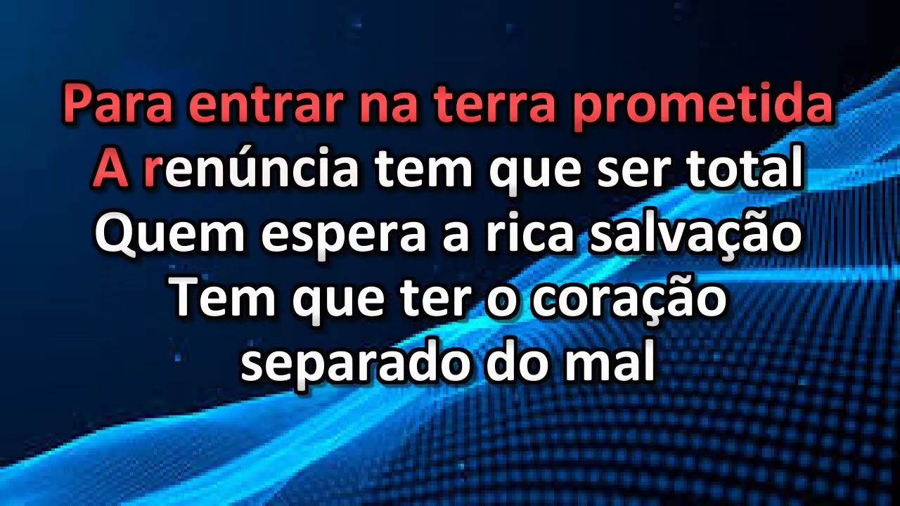 Terra Prometida - Legendado Cantado