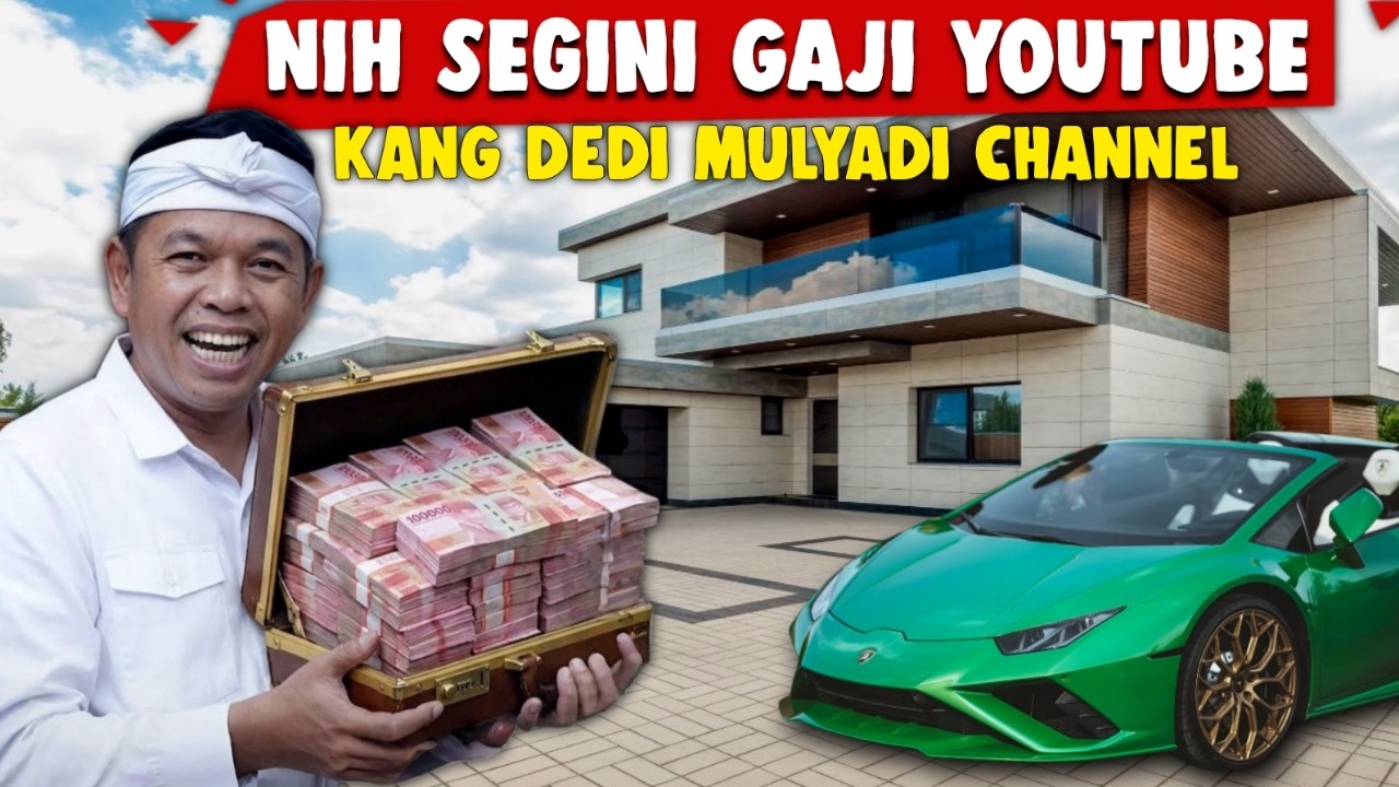 GILA! Gaji YouTube Kang Dedi Mulyadi Tembus Segini | Audit Pendapatan Digital 2026