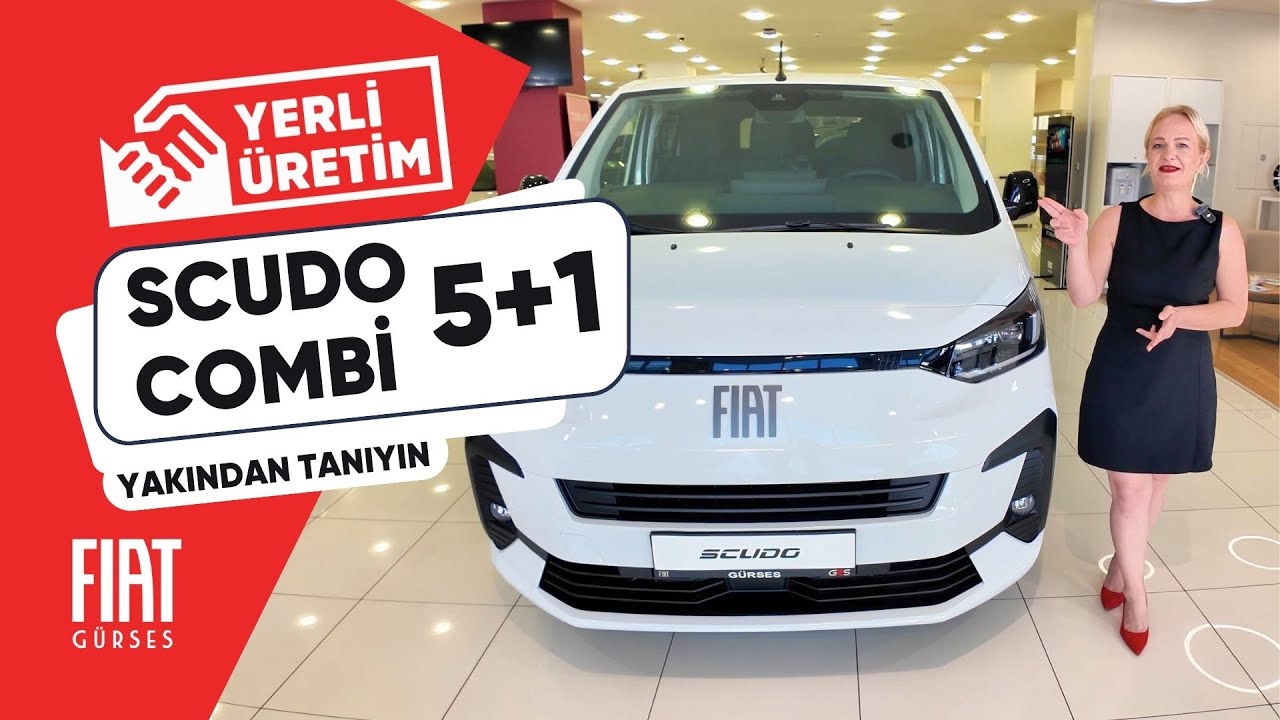 Yeni Scudo Combi 2025 I 5+1 Koltuklu I Fiat Gürses