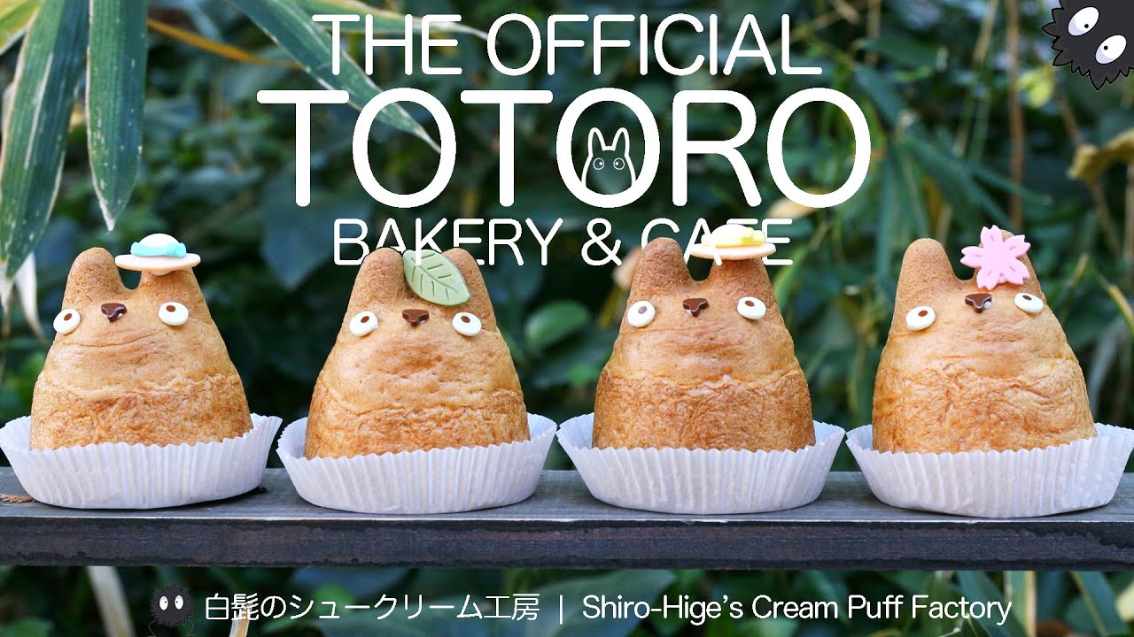 Must Visit for Ghibli Fans! Totoro Cream Puffs?! | ShiroHige&rsquo;s Cream Puff Factory