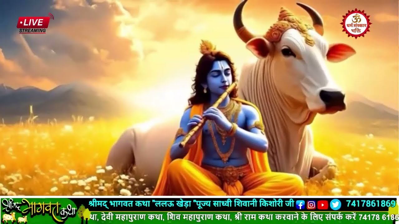Ras racho Hai Braj mein Ras racho hai bhajan Sadhvi Shivani Kishori Ji #ramkatha #live #song 
