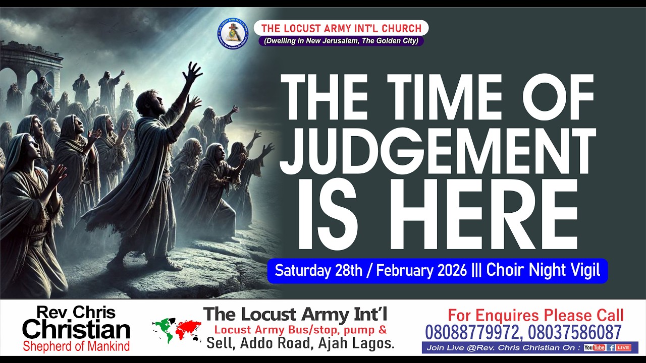 Rev. Chris Christian | The Time of Judgement is Here