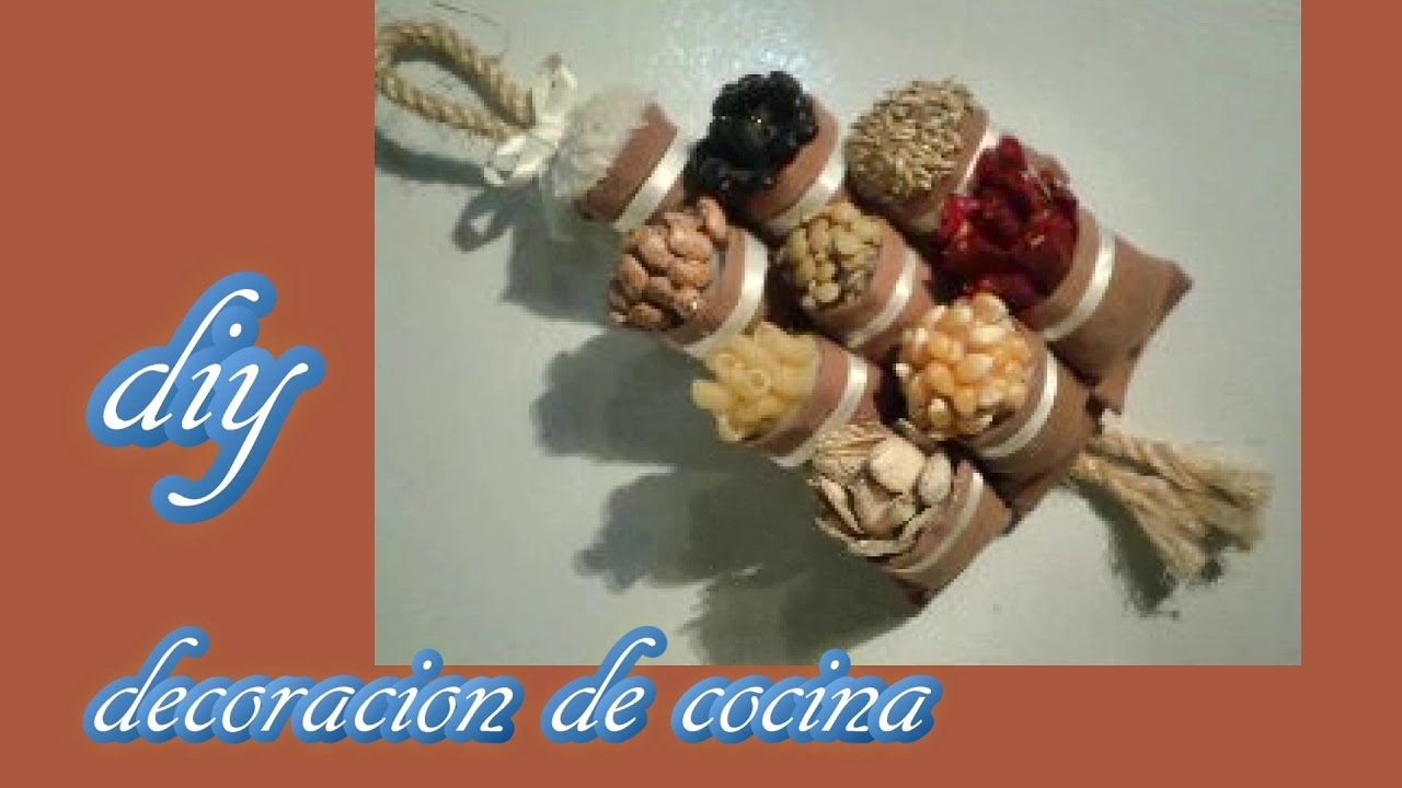COMO HACER UNA DECORACIÓN  DE COCINA O REFRIGERADOR *DIY*