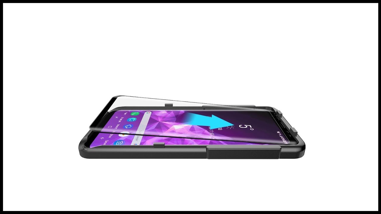LK For Galaxy Note9/S9/S9 Plus Tempered Glass Screen Protector Installation