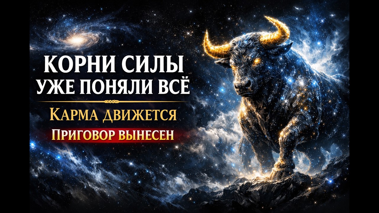 ТЕЛЕЦ ♉: КОРНИ СИЛЫ УЖЕ ПОНЯЛИ ВСЁ. КАРМА ДВИЖЕТСЯ