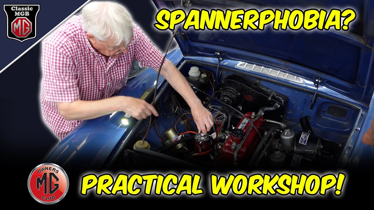 Overcome Spannerphobia and maintain your MGB yourself! #MGBmaintenance #MGBservicing #classicMGB
