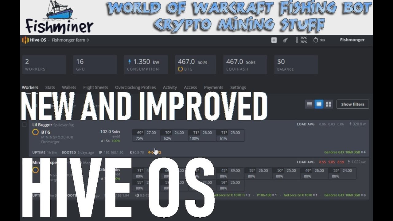 New and Improved Hive OS, Current Rig + Profits, Bitcoin GOLD?