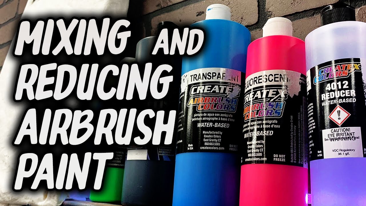 Mixing & Reducing My Airbrush Paints