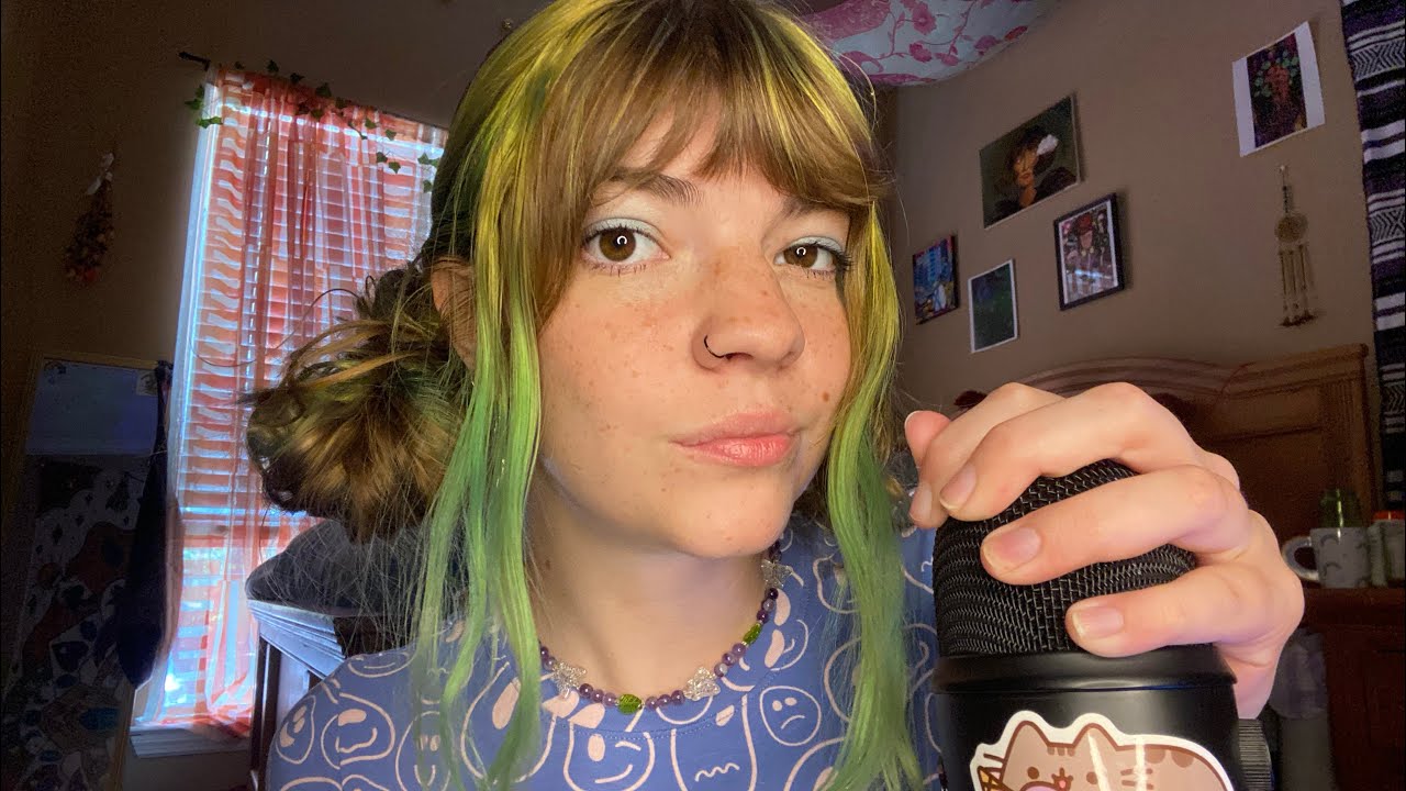 ASMR Mic Gripping & Rubbing | + soft spoken rambles, mouth sounds, hand sounds