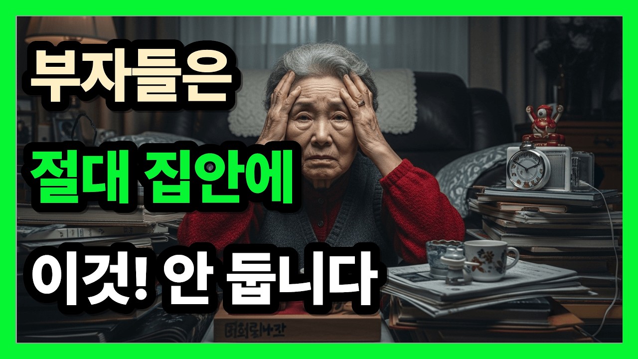 부자들이 절대 두지 않는 집안 물건 10가지 | 이거 있으면 말년에 돈 새요#부자들의습관#집안정리 #말년준비#시니어생활#생활풍수#집안물건#노후준비#정리정돈#운풍수#집안분위기