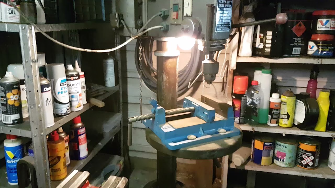 Taiwan made, KT heavy duty pedestal drill press for the home workshop!