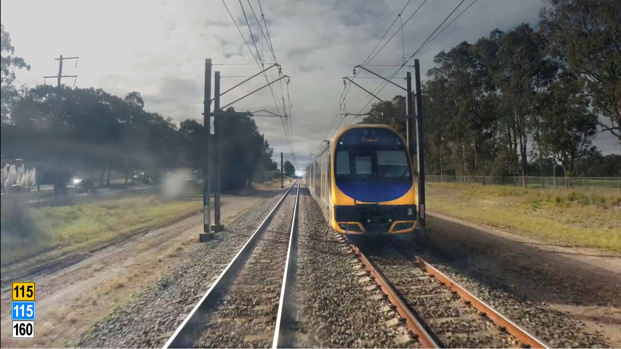 Real time train journey | Ourimbah to Morisset all stops | Slow TV