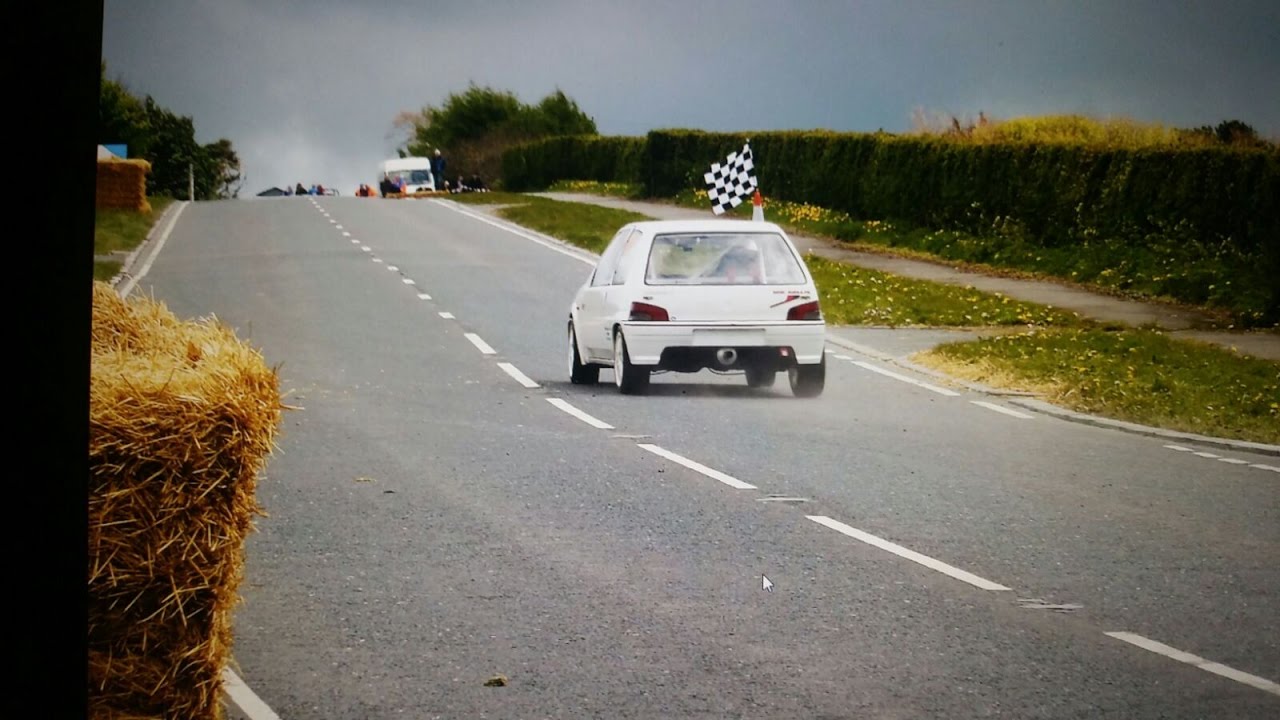 T2 Craigantlet hillclimb 2017 Peugeot 106 Rallye