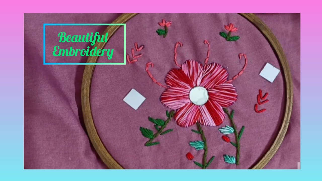 Hand ✋️ embroidery | Beautiful Embroidery work |  Fun with shahnaz | 