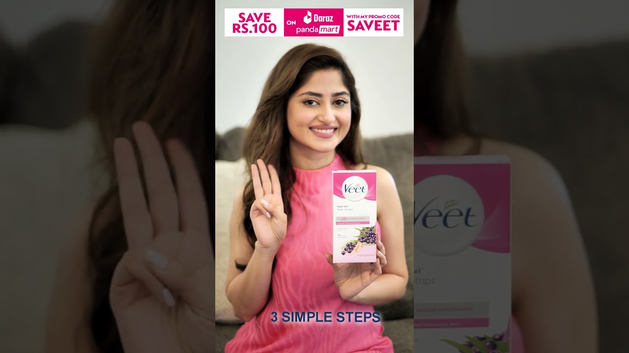 Восковые полоски Veet для рук - Саджал Али