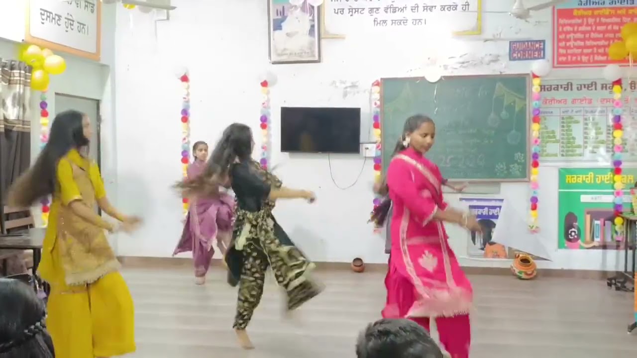 Farewell party dance performance by 9th girls 