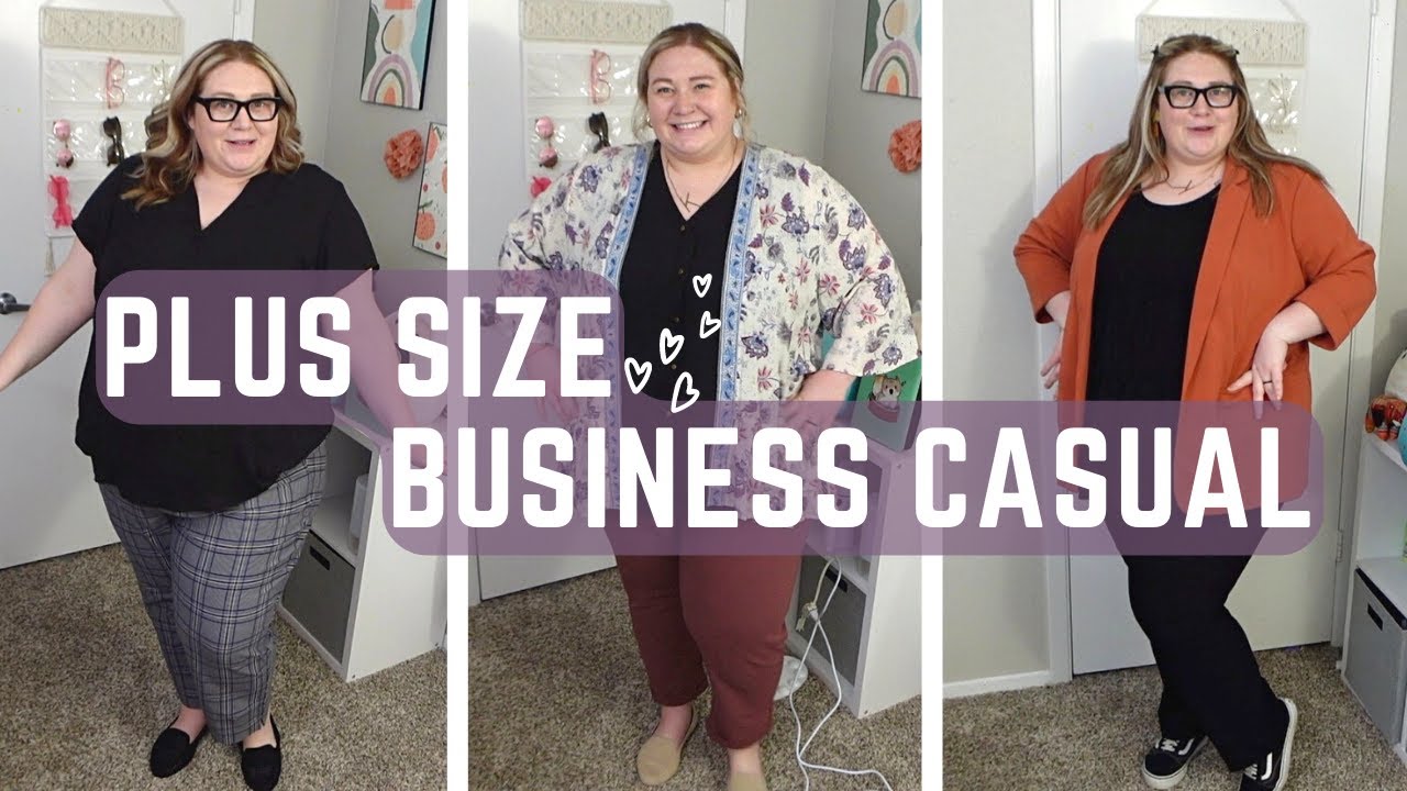 FULL WEEK OF PLUS SIZE WORK OUTFITS!