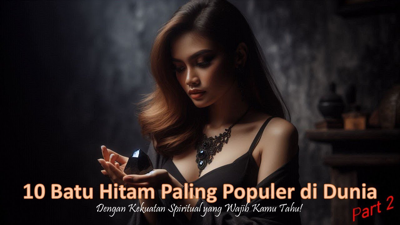 10 Batu Hitam Paling Populer di Dunia dengan Kekuatan Spiritual yang Wajib Kamu Tahu! Part 2