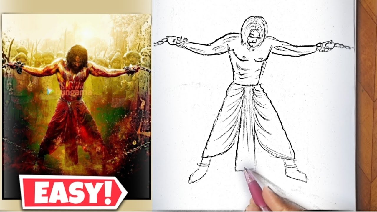 Chhava Chhatrapati Sambhaji Maharaj Drawing || Chhava Vicky kaushal Drawing 