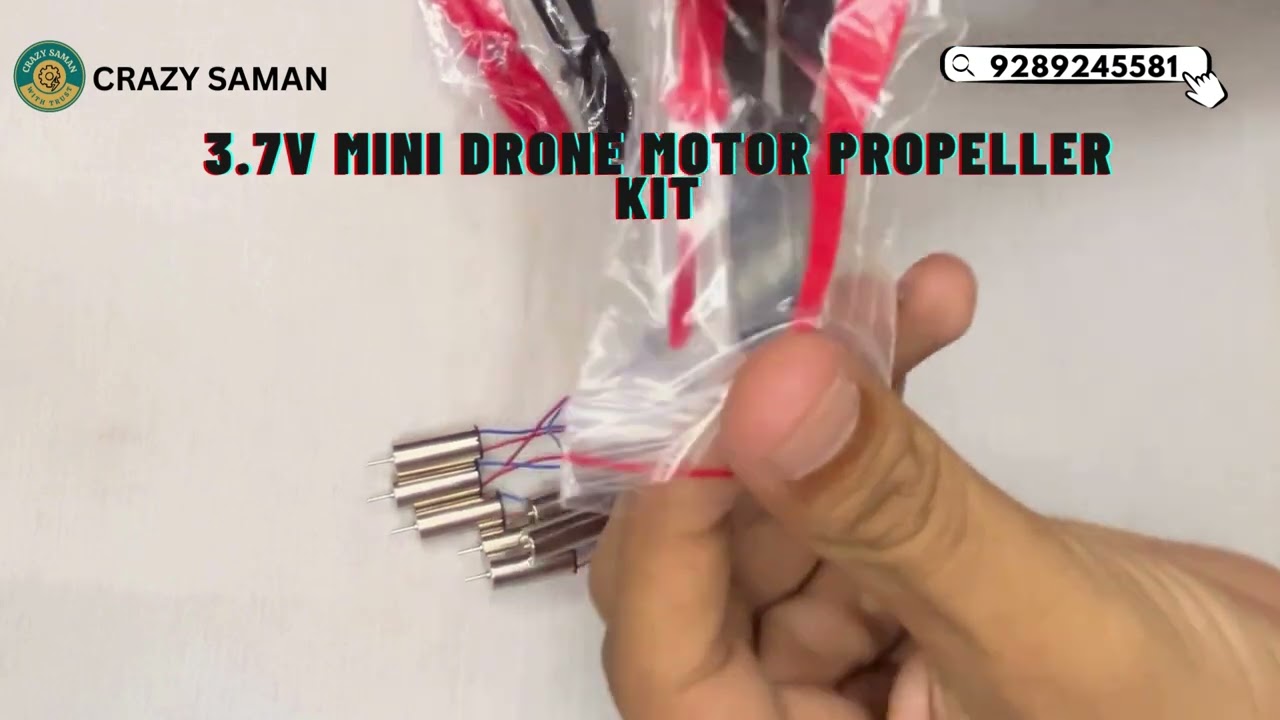 3.7V Drone Motor | Propeller | Coreless Motor #dronemotor #propeller #corelessmotor #drone