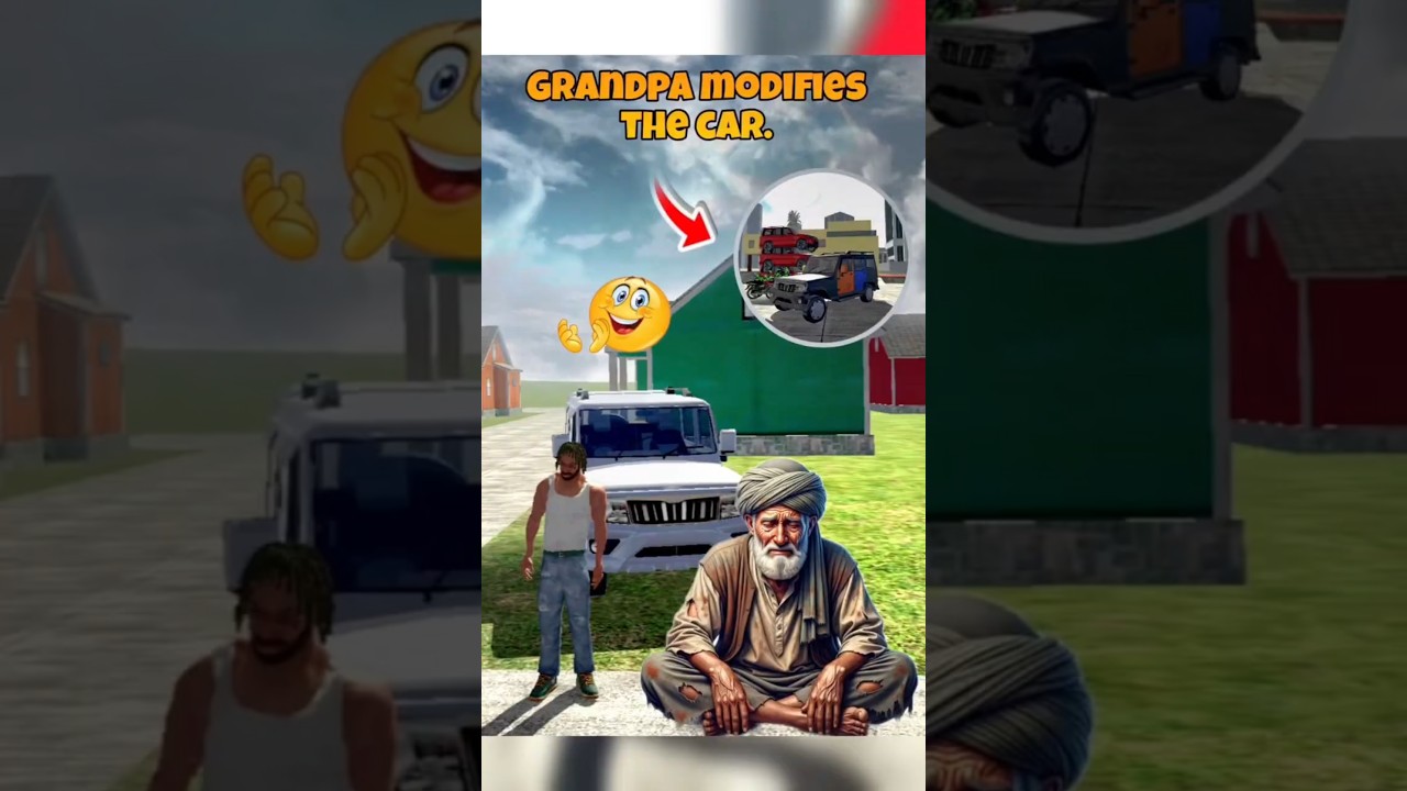 || FRANKLIN HAD HIS GRANDFATHER'S CAR MODIFIED | INDIAN BIKE DRIVING 3D 