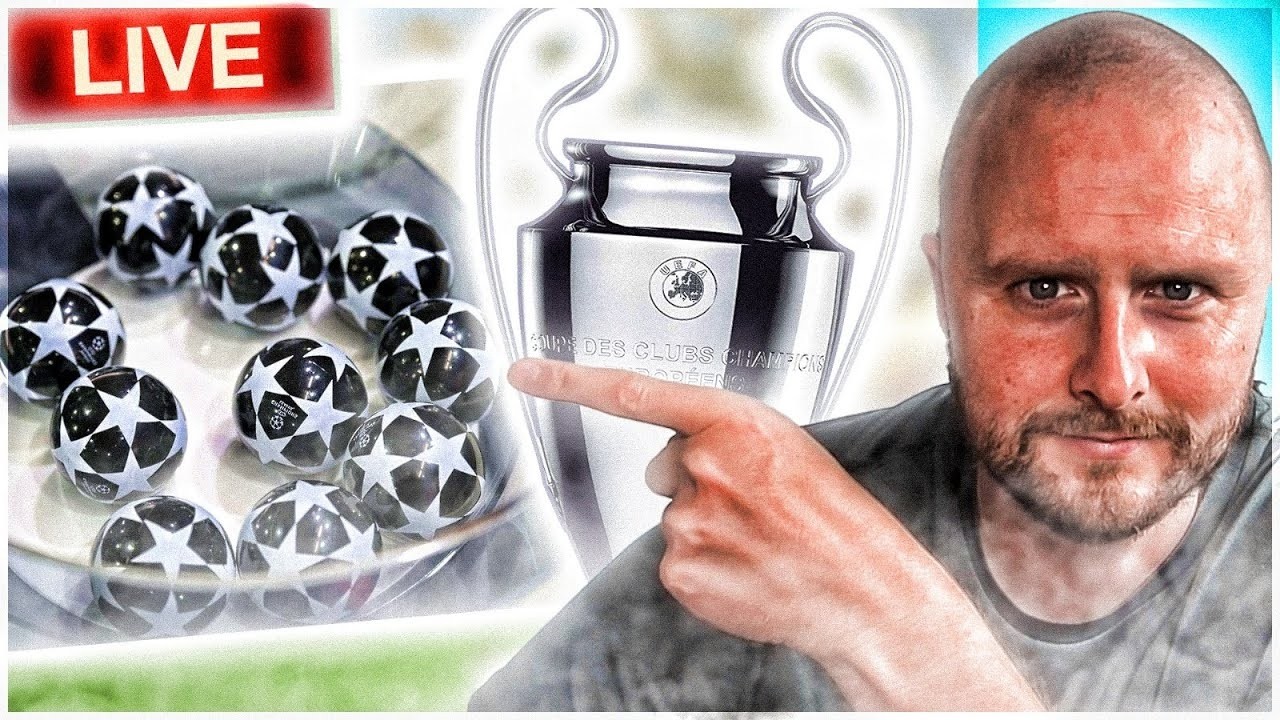 🔴LIVE: UEFA CHAMPIONS LEAGUE DRAW! | REACTION!