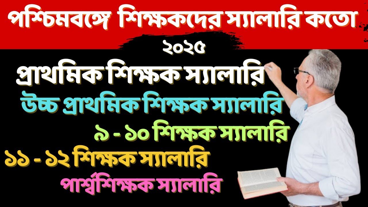 west bengal teacher salary 2025 | high school teacher salary in wb | primary teacher salary in wb