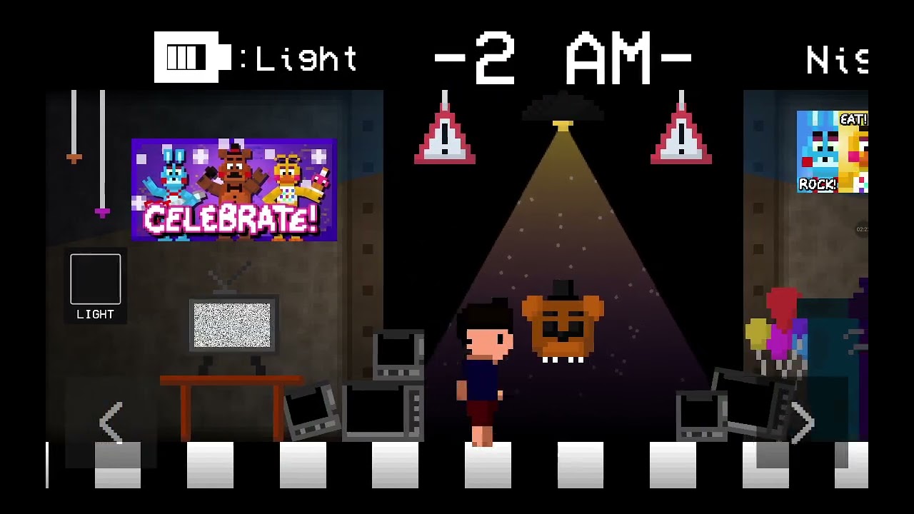 Gameplay fnaf 2d do fnaf 2