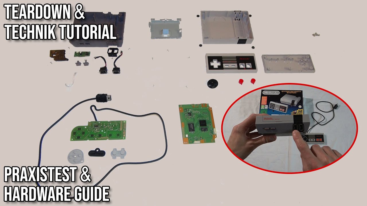 NES Classic Mini - Teardown, Review & Technik Tutorial 2024 inkl. Hardware Guide & Praxistest 🪛