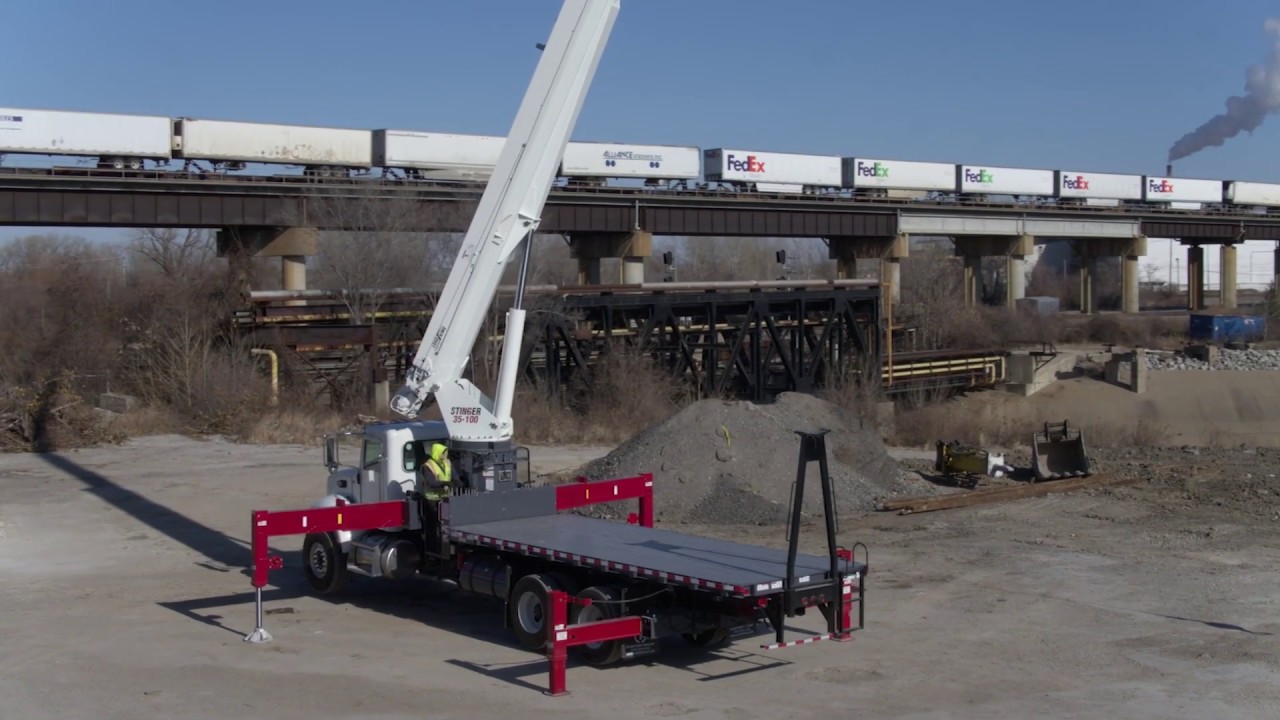 Load King Stinger 35-100 Crane Boom Truck