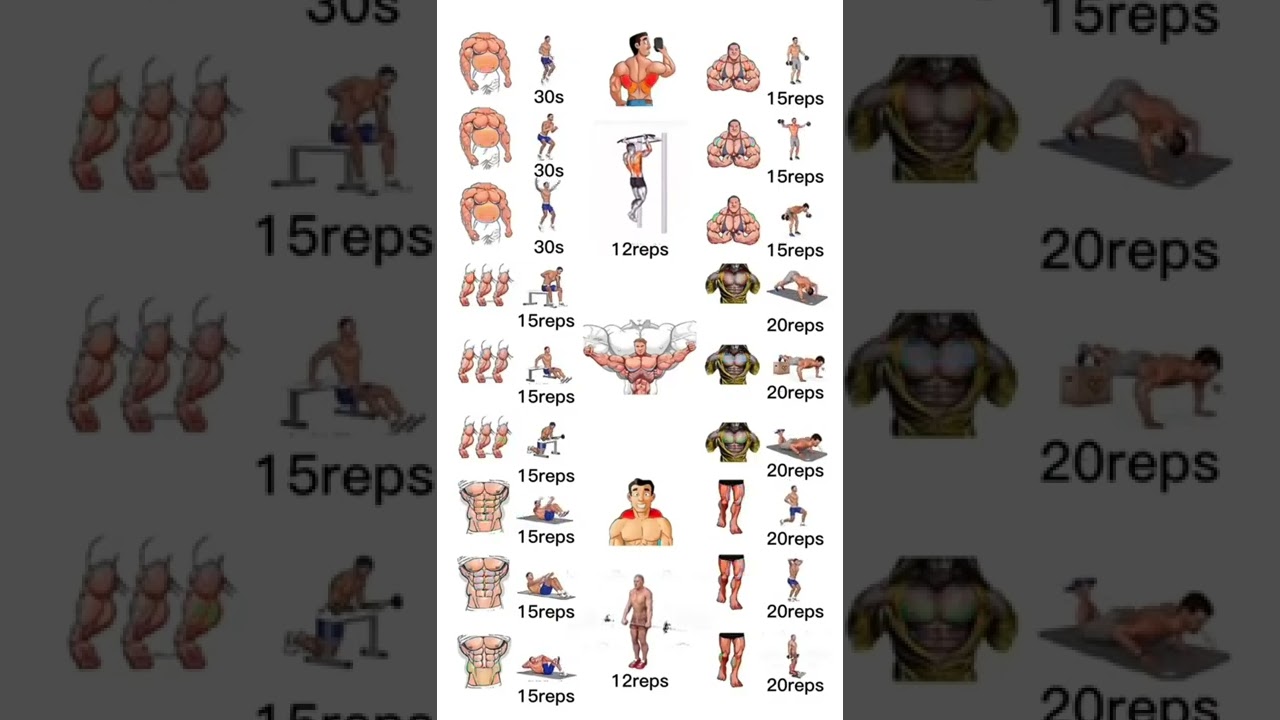 full body workout at home for men and boys #fitness #shorts #exercise #workoutathome #ad #beginners