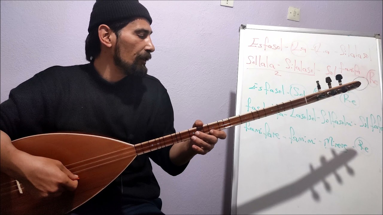 Dam Üstüne Çul Serer Uzun Sap Bağlama Solfej Dersi - Ahmet SARI